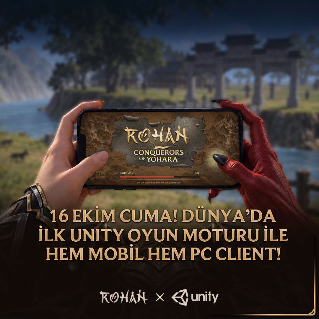 16 EKİM’DE DÜNYADA BİR İLK! UNITY OYUN MOTORU İLE HEM PC HEM DE MOBİL!